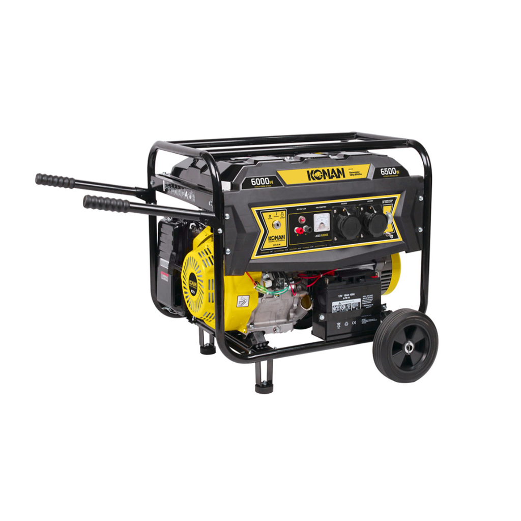 GENERADOR ELECTRICO KONAN MONOFASICO 16HP 6500W - KGE/6500E