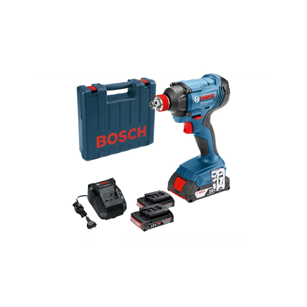 LLAVE DE IMPACTO BOSCH 18V C/2 BATERIAS Y CARGADOR - GDX 180-LI