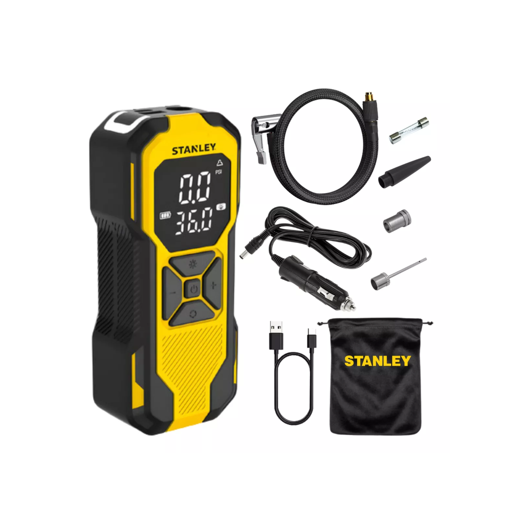 INFLADOR INALAMBRICO C/POWER BANK USB STANLEY - SXIF101