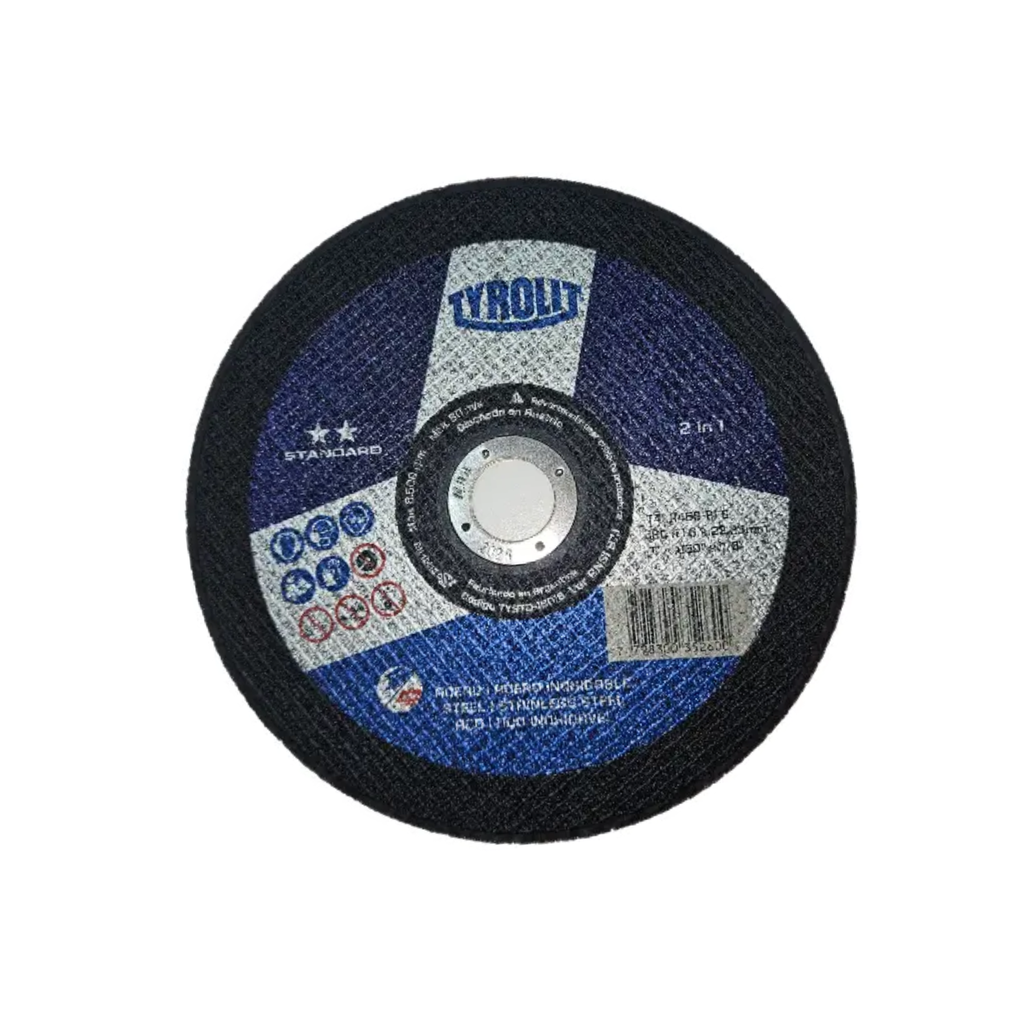 DISCO DE CORTE TYROLIT STANDARD 180 X 1.6  - TYSTD-18016