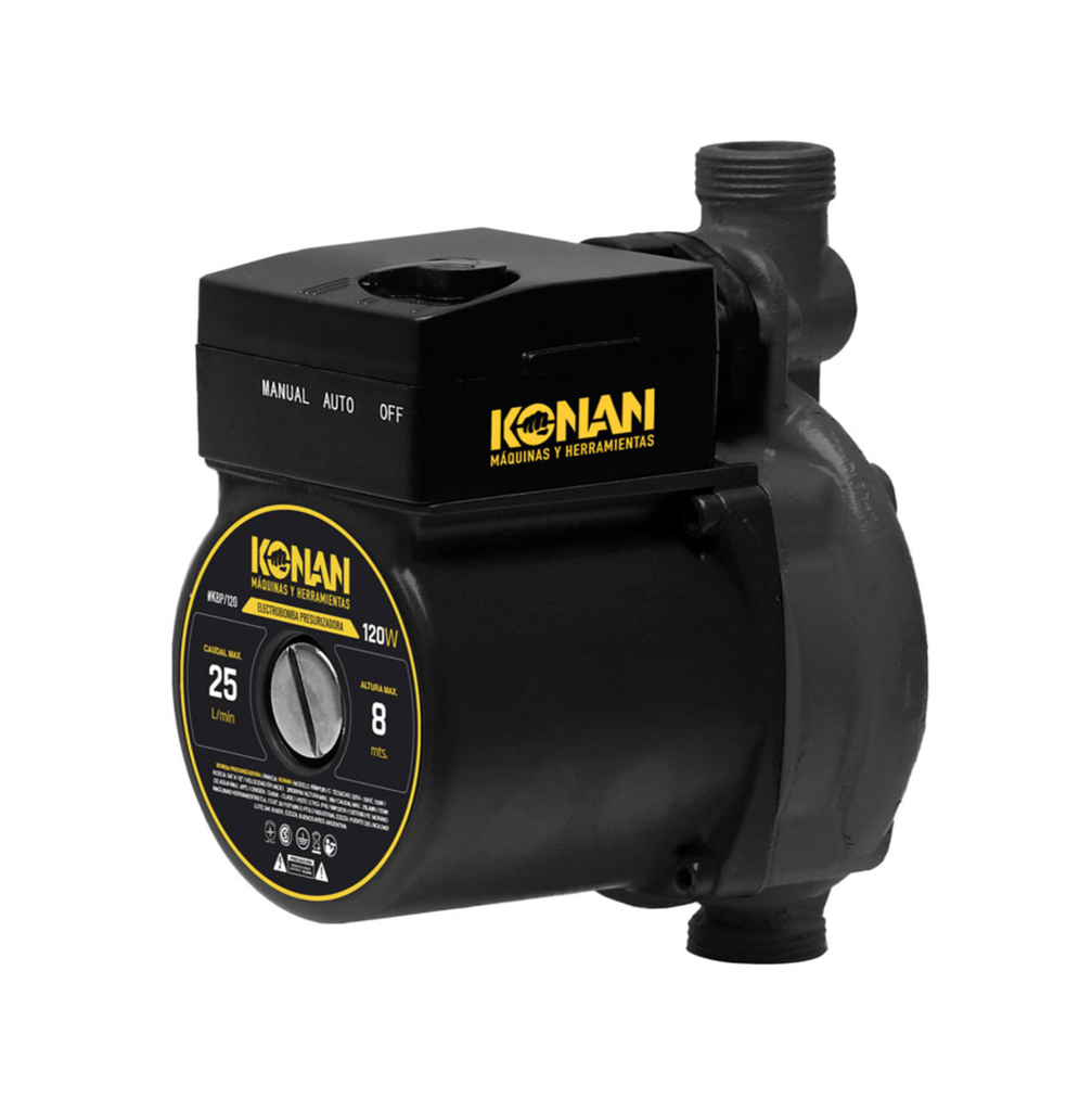 ELECTROBOMBA PRESURIZADORA KONAN 120W 2 BAÑOS - #KBP/120