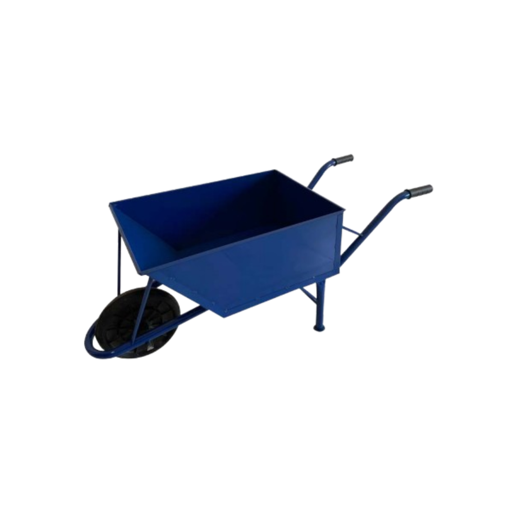 CARRETILLA REFORZADA MEGAMAQ C/RUEDA DE CAUCHO COMPACT. 90LTS - 1002