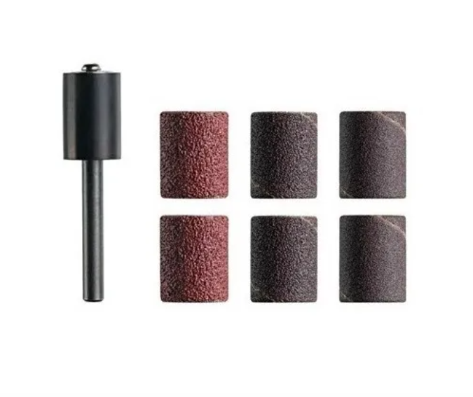 [70017515] MANDRIL Y BANDAS DE LIJAR DREMEL TRIO GR60/120/240 - TR470
