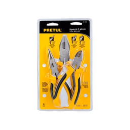 [2304061540445554] SET 3 PIEZAS PRETUL PINZA UNIVERSAL + ALICATE + PUNTA - 22966