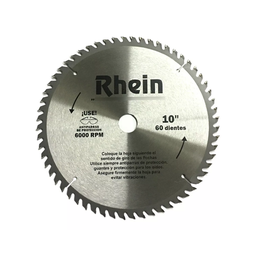 [2204071105135894] HOJA DE SIERRA RHEIN 10" WIDIA 60 Dts.