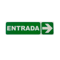 [2204071105096322] CARTEL DE SEÑALIZACION 14*41 "ENTRADA"