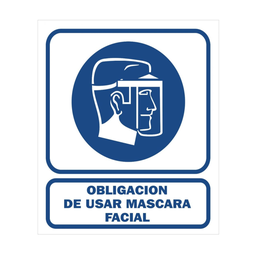 [2204071114309740] CARTEL 40*45 "OBLIG. FACIAL"