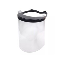 [2204071105057602] PROTECTOR FACIAL TRANSPARENTE - NEGRO CON ELASTICO