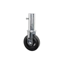 [2203290928314493] RUEDA ANDAMIO FIJA HOFER FUNDICION GOMA 4730 DIAM.150