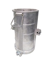 [2204071114475903] Molde P/Probeta De Hormigón Alum Megamaq 300 X 150 mm