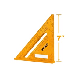[2206031220256233] ESCUADRA PLASTICA INGCO 18 CM HAS20202