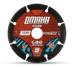 [2203301642355423] DISCO SEGMENTADO OMAHA BORDE DIAMANT. 115 MM 471.DCX-115