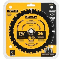 [2211091000556071] HOJA SIERRA DEWALT  7 1/4 X 24 DIENTES - DWA171424
