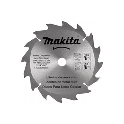 [2203291029383966] HOJA DE SIERRA 185 MM 16D MAKITA - D-51334