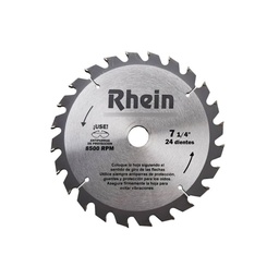 [2203281110033925] HOJA DE SIERRA RHEIN 7 1/4 WIDIA 24 DTS. SIW724