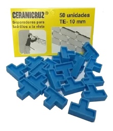 [2203290928556850] SEPARADOR P/LADRILLO CERAMICRUZ T 10Mm X Bolsa 25U
