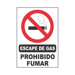 [2204071105077005] CARTEL DE PLASTICO CORRUGADO 50 X 70 CM - PROHIBIDO FUMAR