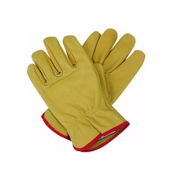 [2204071105295930] GUANTE VAQUETA PUÑO CORTO 1/2 MARRON