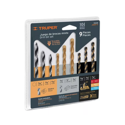 [70005729] SET MECHAS TRUPER METAL MADERA CONCRETO 9 PZAS - 11339