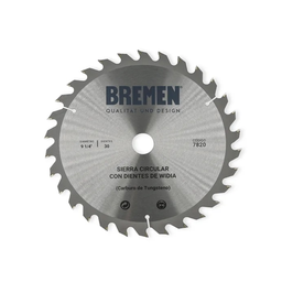 [70005813] HOJA DE SIERRA CIRCULAR BREMEN 9 ¼"- 30 DTES WIDIA - BR7820