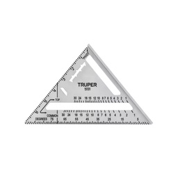 [70005876] ESCUADRA DE ALUMINIO TRUPER P/MUROS 18 CM (7") 15131