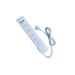[70006677] ZAPATILLA ALARGUE KALOP 5 TOMAS + USB C/TERMICA 1.5MTS BLANCA - KZ50410