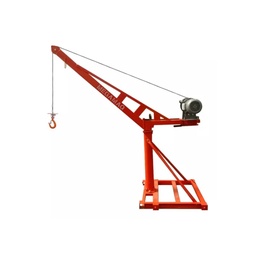 [2204071115187231] ALQUILER PLUMA 500KG (iori) C/TRIPODE. MONOF. PARA ELEVACION DE MATERIALES